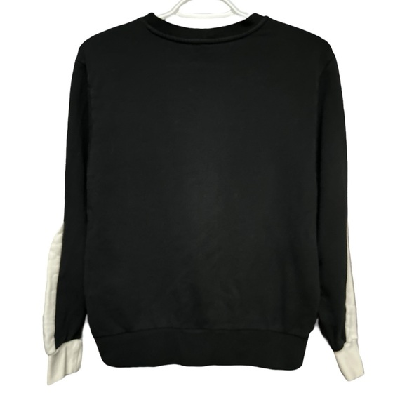 Iconic Stella McCartney Black Bird Embroidered Colorblock Sweatshirt Small IT38 - Picture 2 of 9